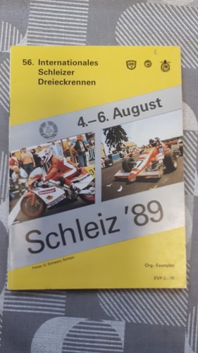 Orig rennprogramm ddr - orig., 1989