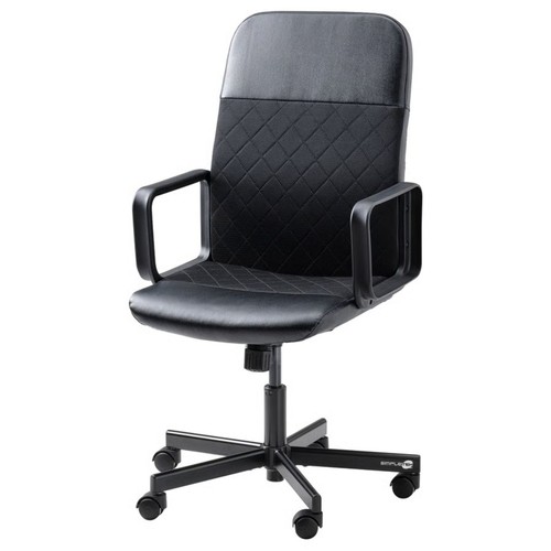Drehstuhl schwarz mit - schwarz,