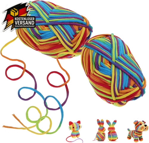 Bunte baumwoll häkelgarn für - bunte, baumwoll-häkelgarn