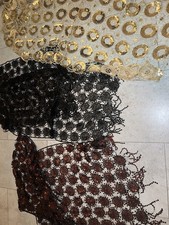 Tuch Tücher Schal Stola Pailletten Feier Kopftuch Party Glitzer