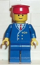 LEGO® City Train Minifigur: trn046 (aus 4555 4564) - Railway Employee 1