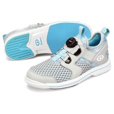 Damen Bowlingschuhe Dexter Pro Boa Light Grey Blue Rechtshänder Wechselsohle