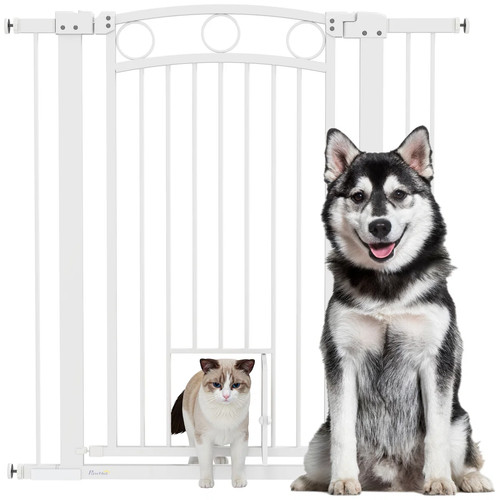 Pawhut treppengitter mit - pawhut,