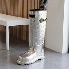 Schirmständer silber 44cm - schirmständer,