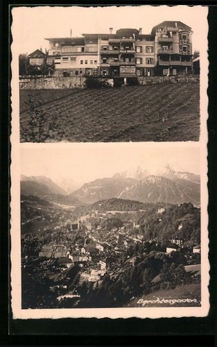 Ansichtskarte berchtesgaden - ansichtskarte,