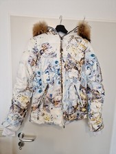 Damen Jacke Ski Daunenjacke Fell Pelz Jet Set Gr. 2 (34) Mehrfarbig Zustand
