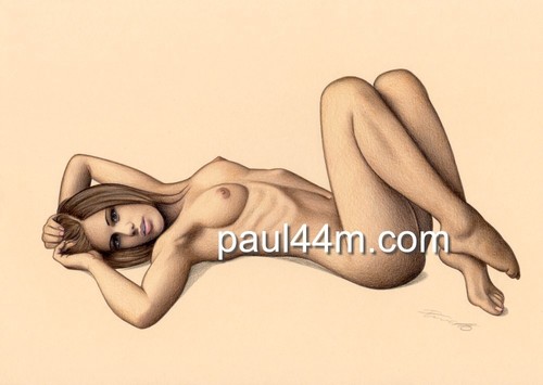 Nude art woman aktzeichnung - art,