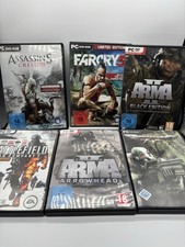 PC Spiele Sammlung Konvolut 6 Spiele FSK 16-18 Neuwertiger Zustand Far Cry Etc