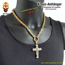 1 Herren Kreuz Anhänger mit