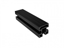 WPC Sichtschutz Aluminium Pfosten Garten Zaunpfosten 200 x 7 x 7 cm, mit Zubehör