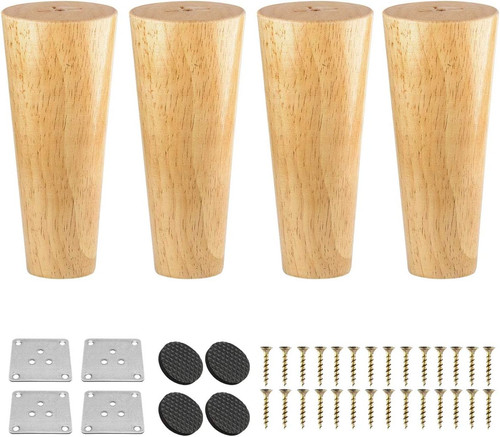 18cm holz möbelfüße - holz, möbelfüße,