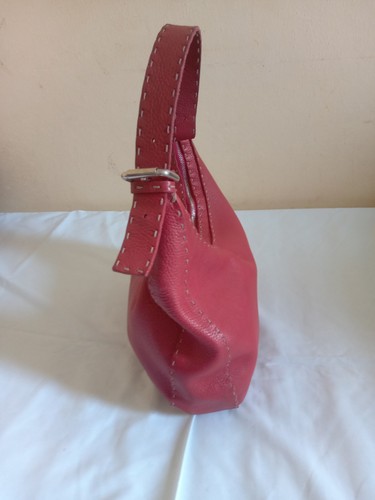 Fendi leather red damentasche - red,