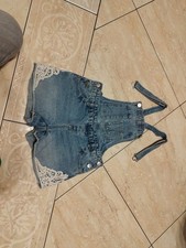 Latzhose Jeans 140 Mädchen