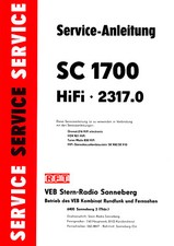 Service-Anleitung RFT SC 1700