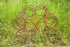 altes Flaschenregal Weinregal Antik 70er Vintage Deko Metall Rost Eisen Landhaus