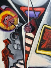 MODERNES ÖLGEMÄLDE