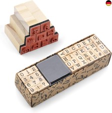 40 Alphabet Stempel Set