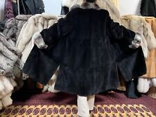 Nerzmantel geschoren Nerz Pelz Samtnerz Chinchilla REAL Fur Mink Coat Visone XXL