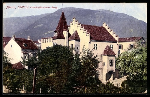 Ansichtskarte meran - ansichtskarte,