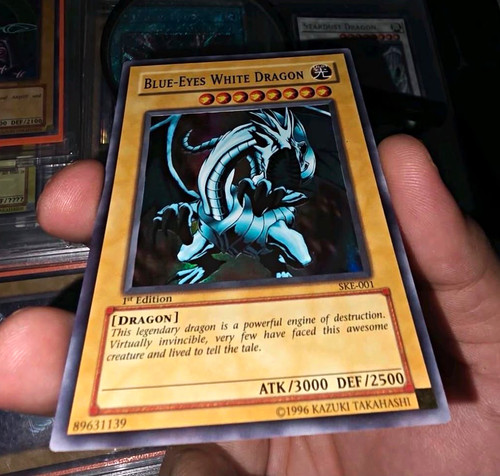 Blue eyes white dragon - white, ske-001