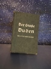 Der große Duden Rechtschreibung 1934 Buch Nachschlage Wörterbuch Alte Schrift 