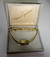 DAMENUHR  ARMBANDUHR   DAMENARMBANDUHR GLASHÜTTE  585 GOLD TOP !!!!