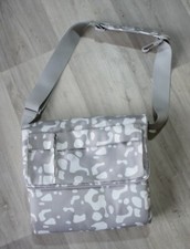 Wickeltasche grau weiß unbenutzt