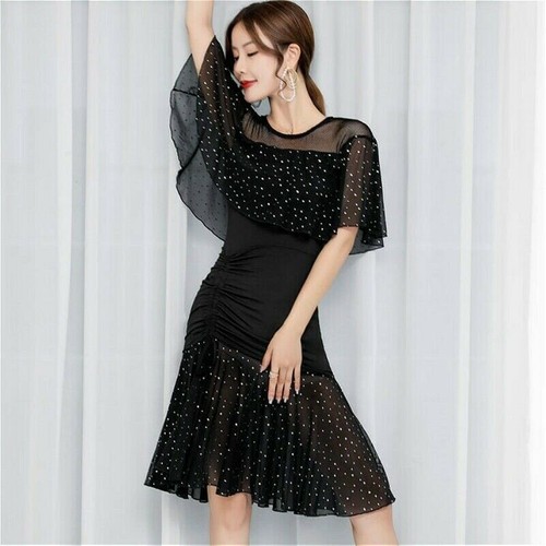 Damen latein tanz kleid salsa - kleid,