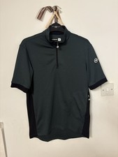 Assos Radtrikot Kurzarm Viertelreißverschluss Unisex Größe M mit Taschen 