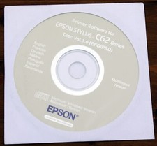Printer Software for EPSON STYLUS C62 - CD