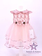 Babykleid festlich mit Blumen