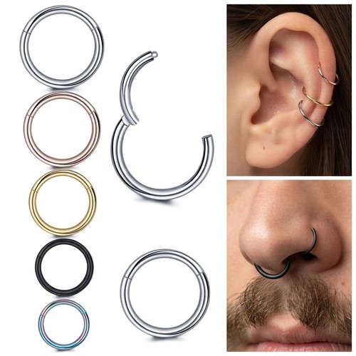 Septum piercing clicker - septum,