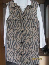 Edle  Weste camel / anthrazit  Gr. M / Jacqueline de Yong   / neu