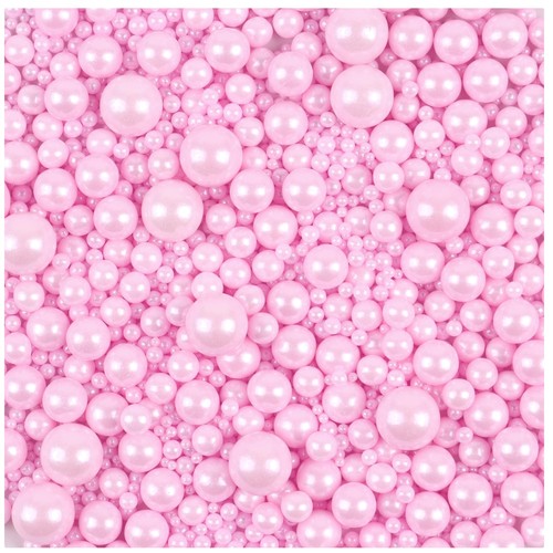 Rosa perlen zucker streusel - rosa,