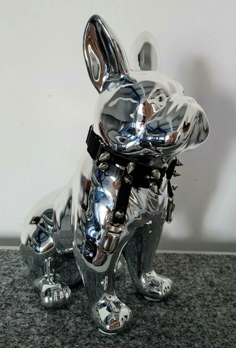 Spardose mops silber cm - mops,