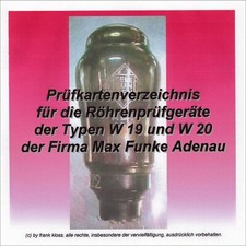 Röhrenverzeichnis +