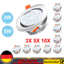 LED Einbauleuchte 5-20X 5W Einbaustrahler Decken Leuchte Set Einbau Spot 230V