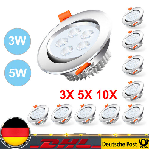 Led einbauleuchte 20x 5w - einbauleuchte, 5-20x