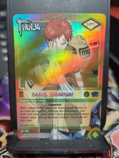 Naruto TCG Bandai 2002 NI-145 Gaara Sabakuno  "Gespräch" Top Zustand Holo