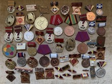 DDR Abzeichen, Medaillen Sammlung ~60 Stück NVA FDJ SED Aktivist Orden Konvolut
