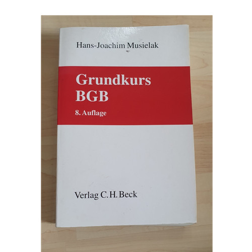Verlag beck grundkurs - c.,