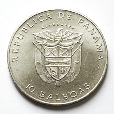 Panama 10 Balboas 1978 - Panama Kanal