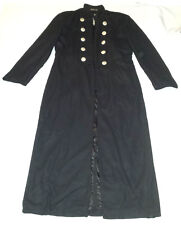 Gothic Mantel schwarz Stehkragen Gr. L Steampunk Piratenmantel Admiral