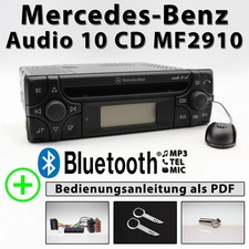 Original Mercedes Audio 10 CD MF2910 Bluetooth Radio Mikrofon FSE DIN-Set