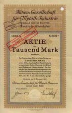 Metall Industrie1922 Karlsruhe