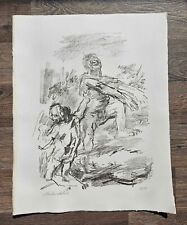 Oskar Kokoschka, Gloulester und Edgar (Titel), Lithographie, 1963,