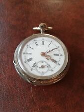 Taschenuhr Silber (800) Burschengröße, ca. 40mm , Gesamt ca. 50g