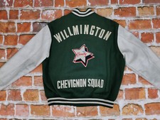 *CHEVIGNON VINTAGE COLLEGE JACKE*WILLMINGTON POWERS SQUAD*GRÜN*GR: M*RARITÄT
