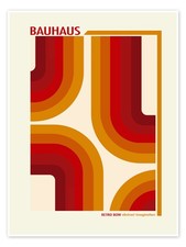 Poster Bauhaus - Retro Bow -