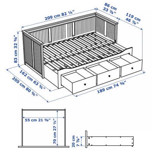 Ikea hemnes tagesbett - ikea,